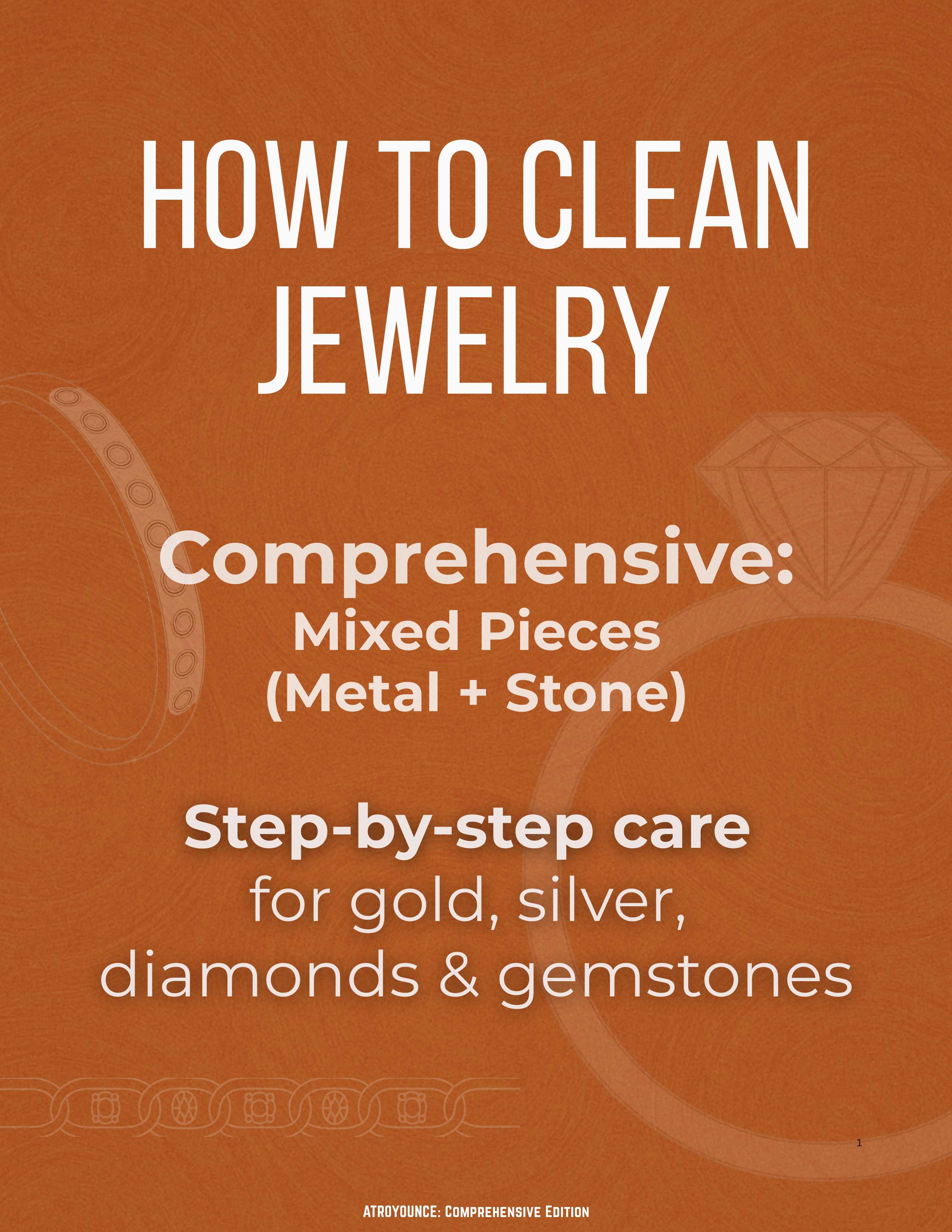 How to Clean Jewelry - Comprehensive Mixed Pieces Guide